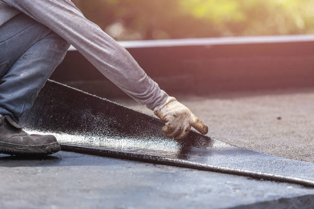 Professional Crawl Space Encapsulation technician working in Lyndonville, NY
